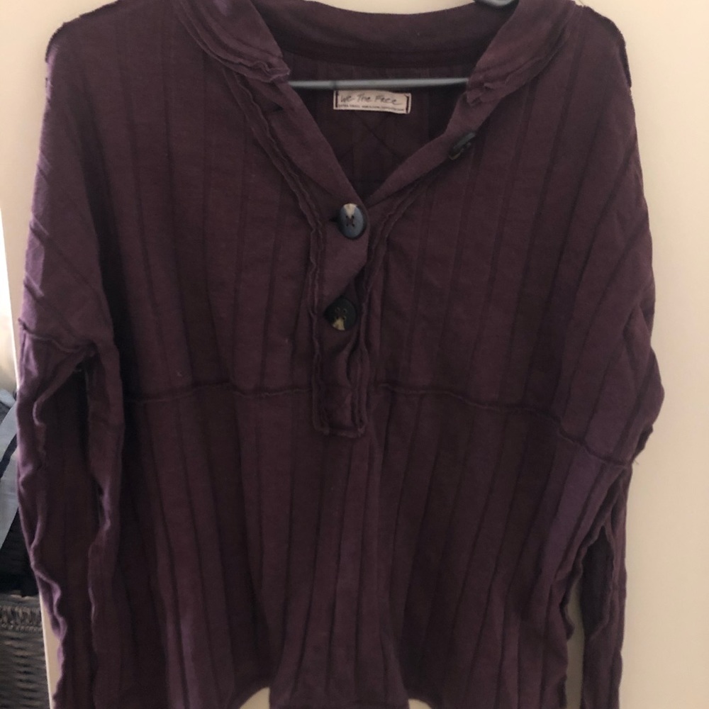 Free people long sleeve shirt